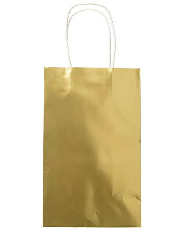 Gold Paper Party Bag Multipack (40)