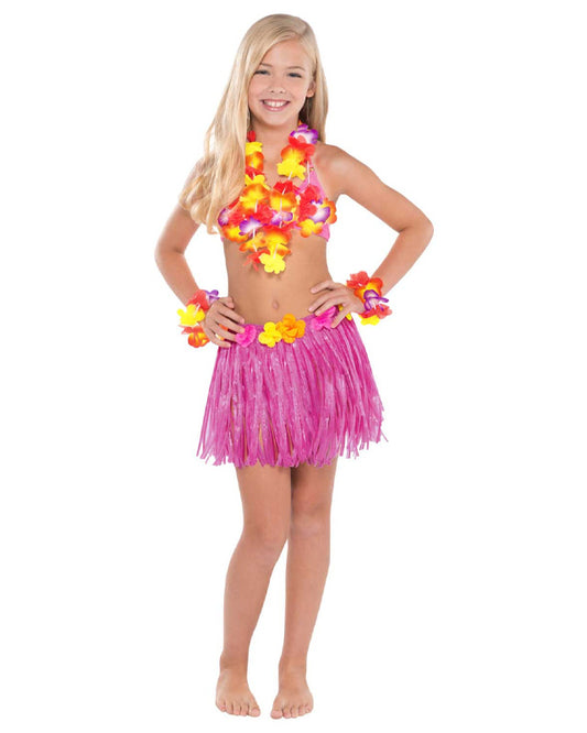 Pink Child Hula Skirt