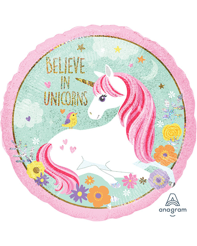Magical Unicorn Balloon - 18" Foil Balloon – product image 2