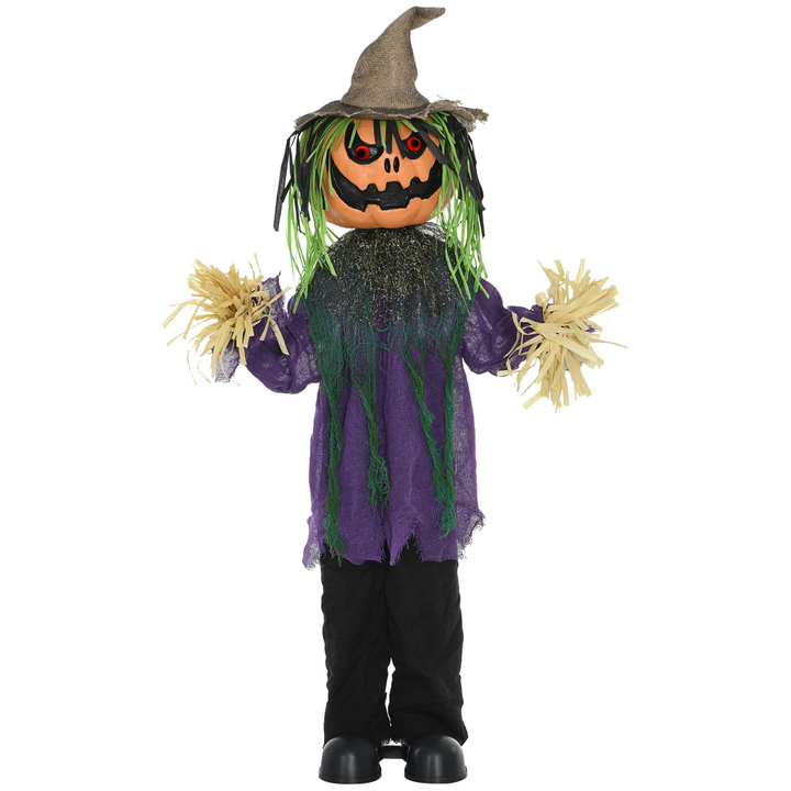 HOMCOM Pumpkin Halloween Animatronic Prop for Indoor Outdoor Decoration – product image 1