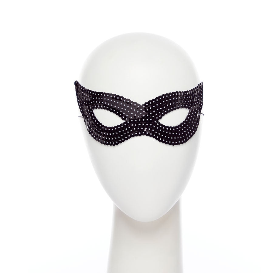 Black Sequin Mask – product image 1
