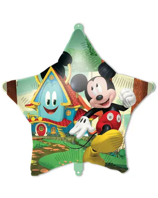 Disney Mickey Mouse 18" Star Foil Balloon with String & Weight
