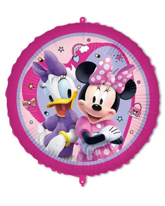 Disney Minnie Mouse 18" Round Foil Balloon with String & Weight
