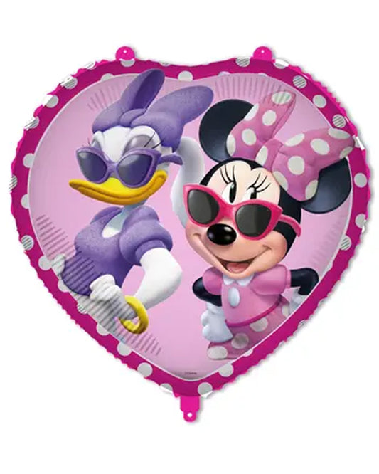 Disney Minnie Mouse 18"Heart Foil Balloon with String & Weight