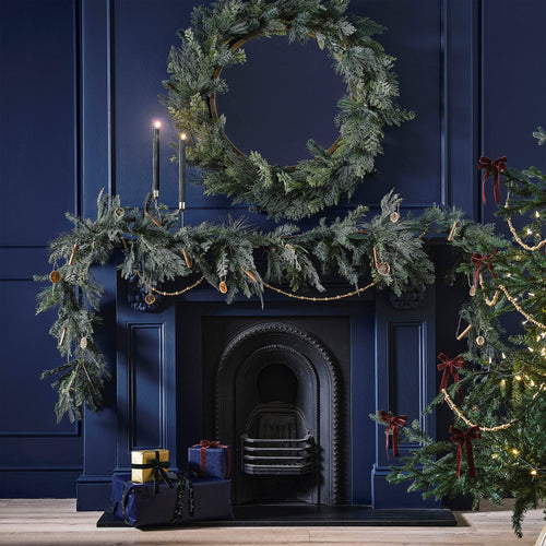 3m Luxe Pine and Cypress Foliage Christmas Garland