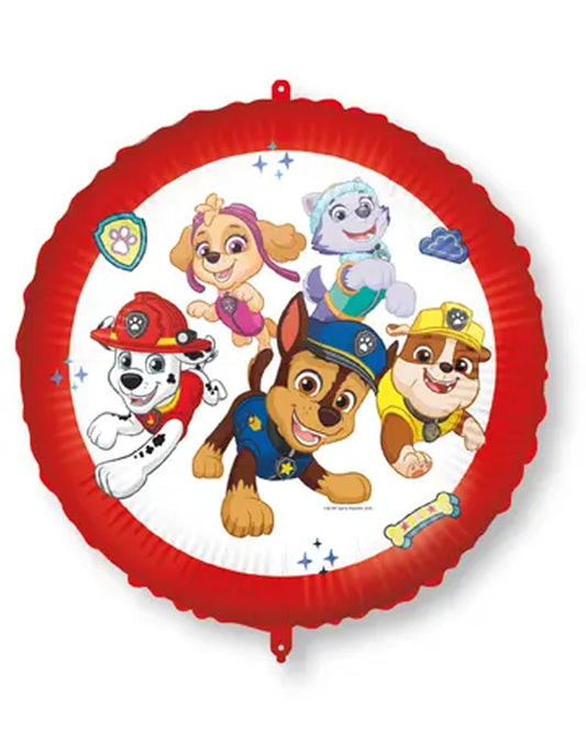 Paw Patrol 18" Round Foil Balloon with String & Weight