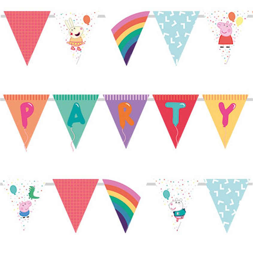 Peppa Pig Paper Bunting - 3.3m – product image 2