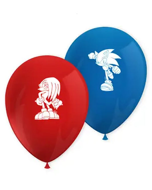 Sonic Speed Balloons - 12" Latex (8pk)