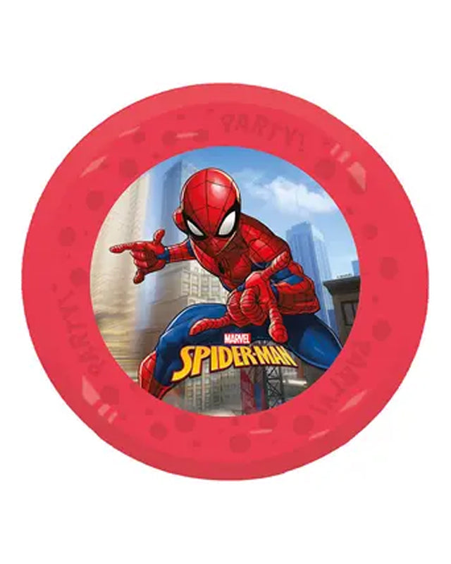 Spider-Man Reuseable Plastic Party Plates (4pk)