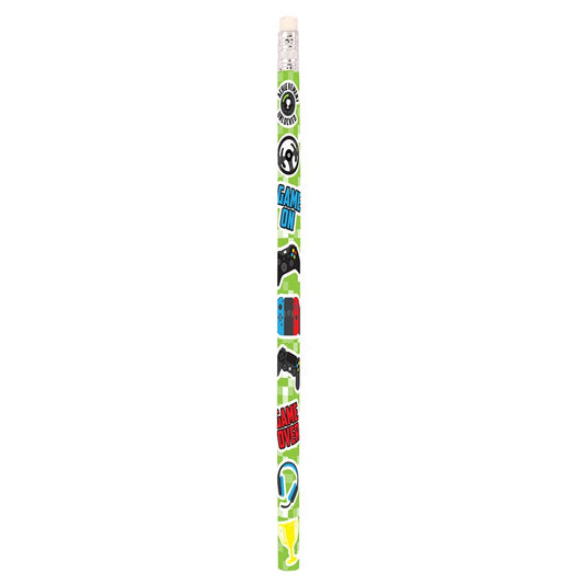 Gamer Pencil with Eraser (6pk)