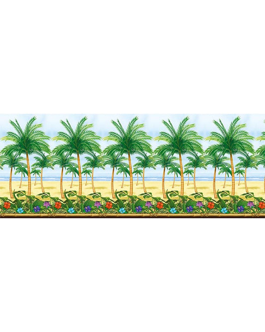 Hawaiian Palm Tree Scene Setter Roll