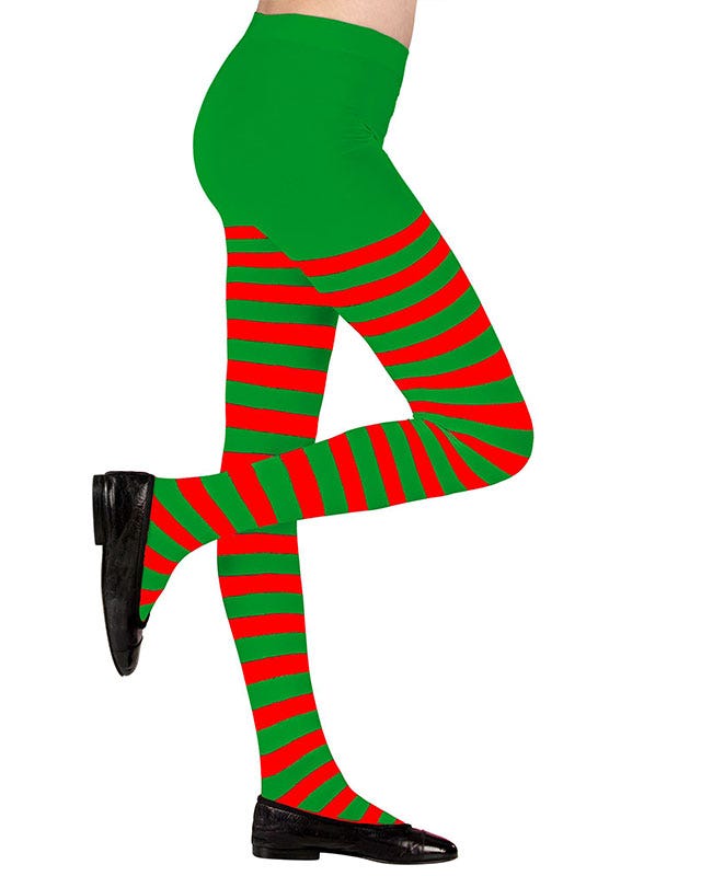 Green & Red Tights - Child – product image 2
