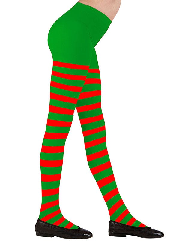 Green & Red Tights - Child – product image 1