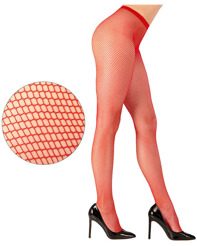 Red Fishnet Tights - Adult – product image 3