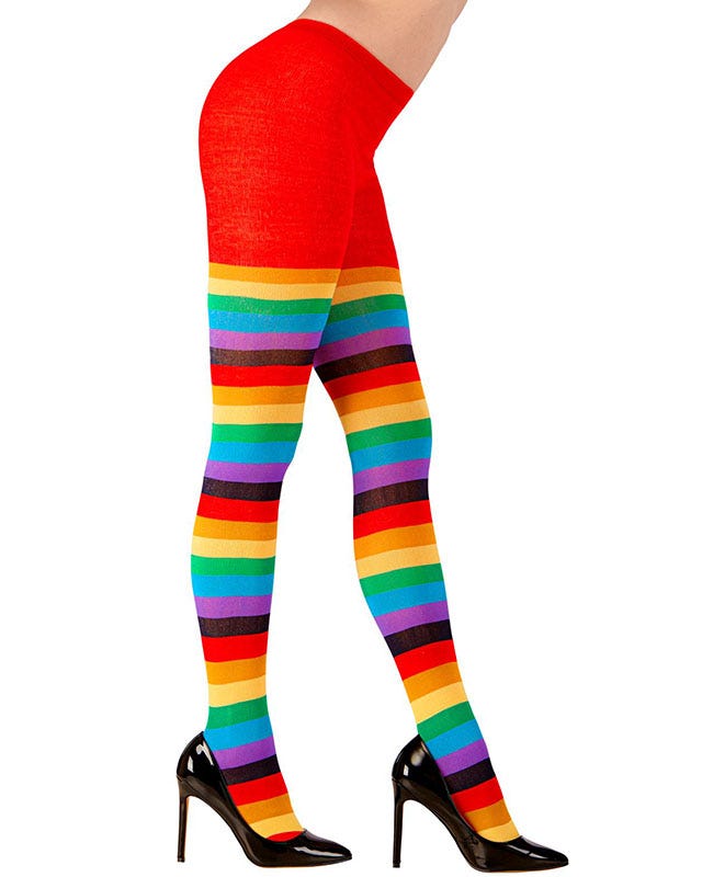 Rainbow Socks Tights - Adult – product image 1
