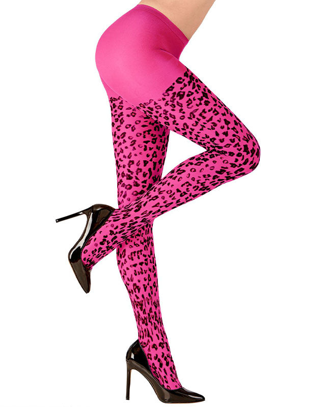 Pink Leopard Tights - 0ne Size – product image 2
