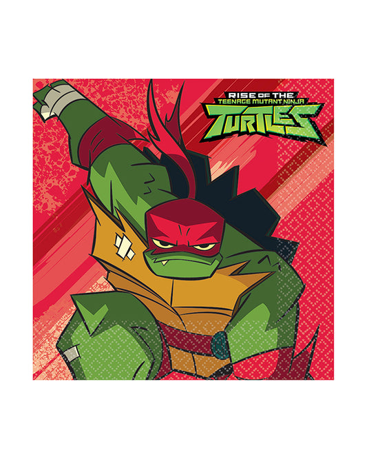 Rise of Teenage Mutant Ninja Turtles Lunch Napkins - 33cm (16pk)