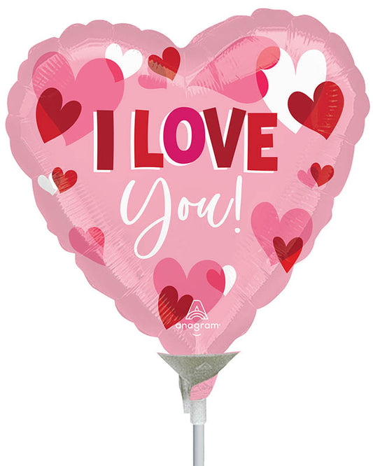 I Love You Playful Hearts Mini Air-fill (Uninflated)