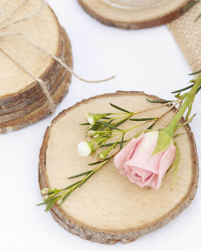 Mini Wooden Slices - 7.5cm (5pk)