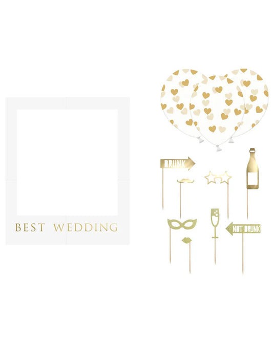 Best Wedding Selfie Photo Booth Frame Kit