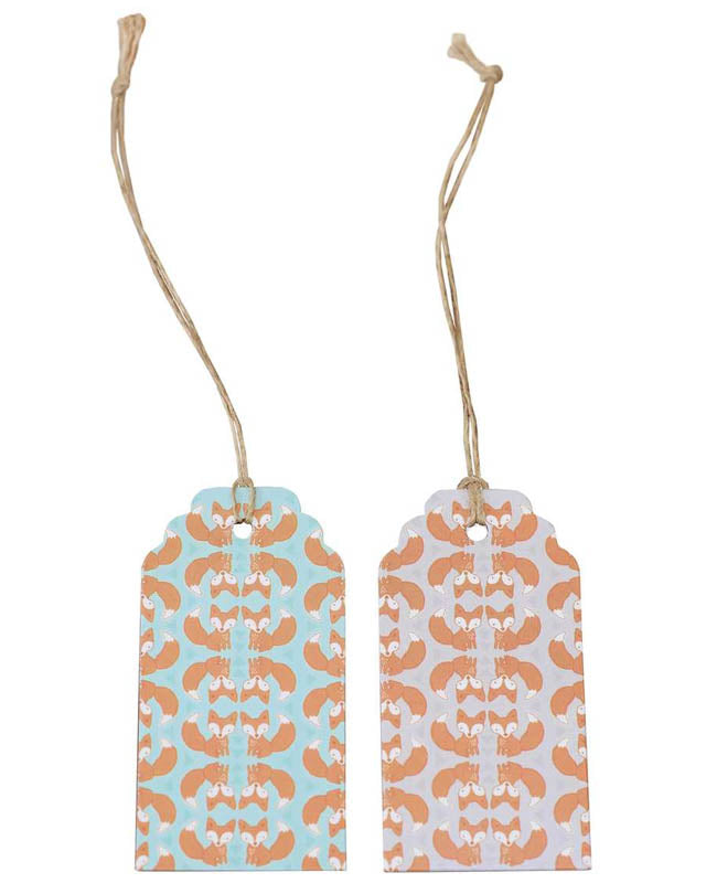 Fox Print Gift Tags (10pk)