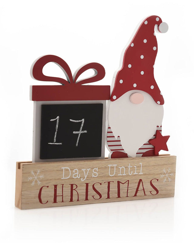 Wooden Santa Countdown Plaque - 22cm – product image 2