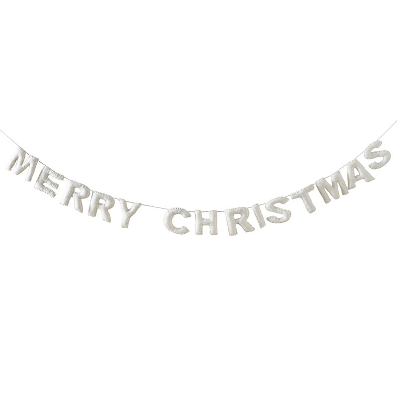 Felt Bunting - Merry Christmas - White – product image 2