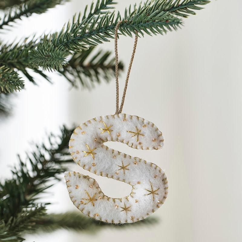 Tree Decorations - Monogram Letters - S – product image 1