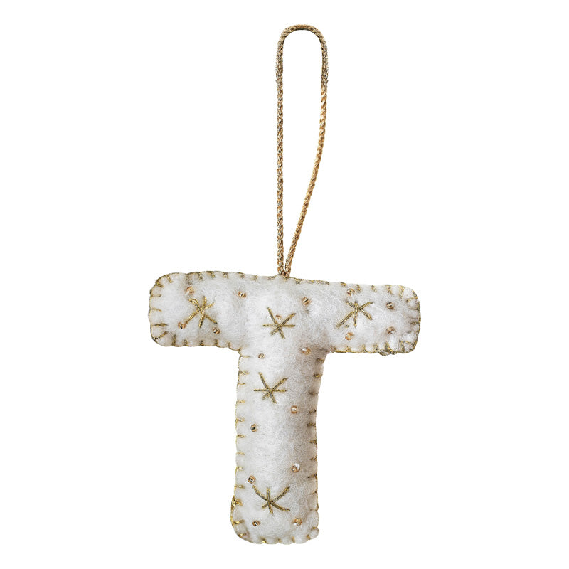 Tree Decorations - Monogram Letters - T – product image 2
