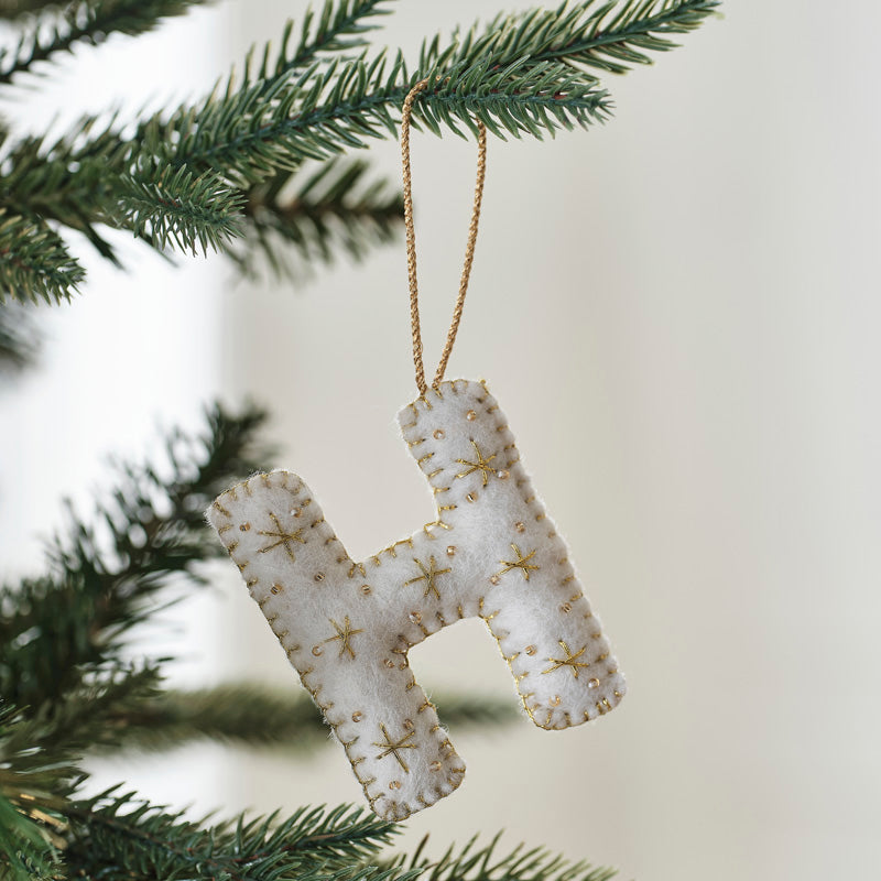 Tree Decorations - Monogram Letters - H – product image 1