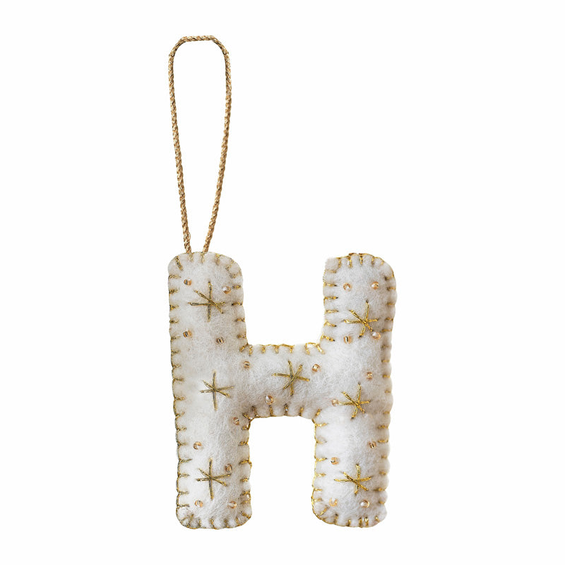 Tree Decorations - Monogram Letters - H – product image 2