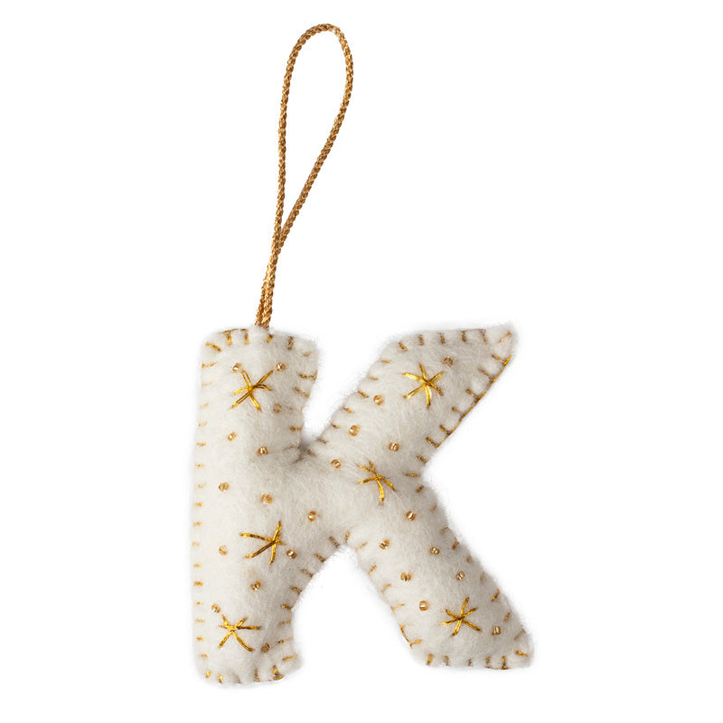 Tree Decorations - Monogram Letters - K – product image 2