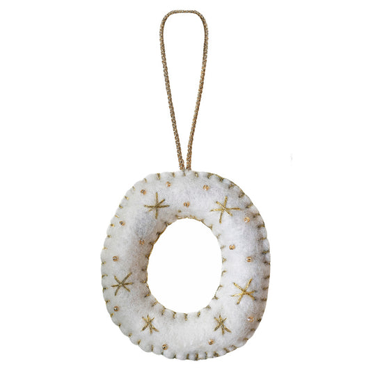 Tree Decorations - Monogram Letters - O