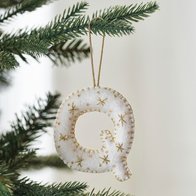Tree Decorations - Monogram Letters - Q – product image 1