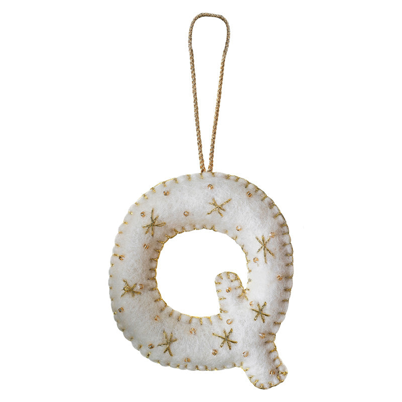 Tree Decorations - Monogram Letters - Q – product image 2