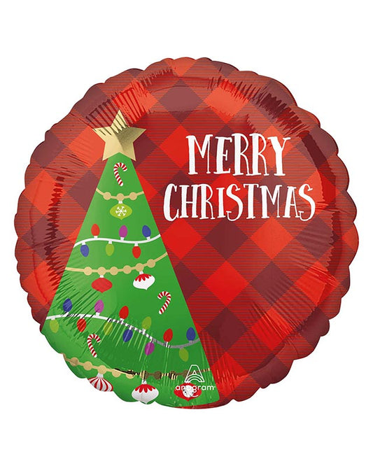 Festive Christmas Tree - 18" Foil