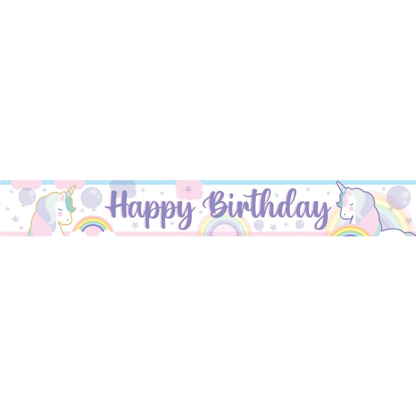 Unicorn Wishes Paper Banners - 1m (3pk) – product image 3